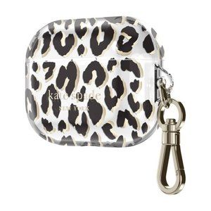 Kate Spade New York AirPods 3rd Generation Case (2021) City Leopard Pattern NWT
